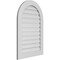 Ekena Millwork Round Top Surface Mount PVC Gable Vent: Functional, w/ 3-1/2"W x 1"P Standard Frame, 26"W x 38"H GVPRT26X3801SF - alternate 4